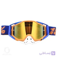 عینک طوفان و اسکی 100% RACECRAFT Orange درجه یک