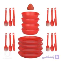 ست ظروف LIFECAMP مدل 21 تکه 4 نفره