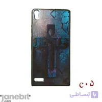 کاور سیلیکونی طرح دار گوشی هوآوی P6  کد: C05