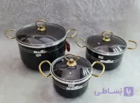 سه قابلمه بنیتا زنبوری سرویس ۶ پارچه با کیفیت عالی