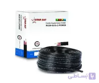 کابل RG59 ترکیبی استارست مدل C7A96-10A0.4 طول ۱۰۰ متر - فروشگاه اینترنتی پیشرو امنیت