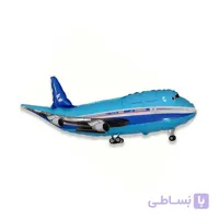 بادکنک فویلی هواپیما آبی