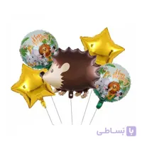 بادکنک فویلی 5 تکه جوجه تیغی