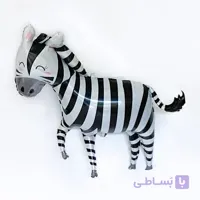 بادکنک فویلی 5 تکه گورخر