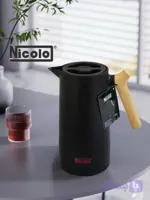 فلاسک چای نیکولو دسته چوبی ۱ لیتری NICOLO کد 2430