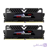 رم کامپیوتر DDR4 گیل مدل EVO Potenza دو کاناله 3200 مگاهرتز CL16 ظرفیت 16 گیگابایت