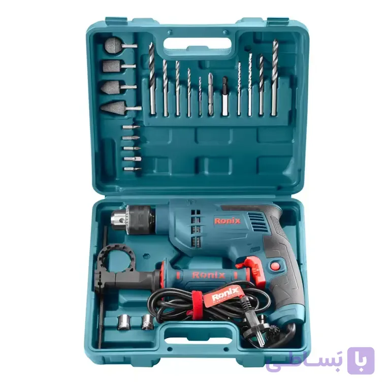 دریل برقی رونیکس مدل RS-0007 ست ۲۹ پارچه با آچارخور