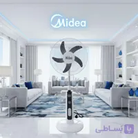پنکه شاژری ایستاده مدیا سایز ۱۶ اینچ مدل FS46_23MRD Mides