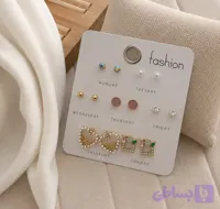 گوشواره هفتگی(هفت جفت) کد 3725 ارسال رایگان