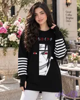 تیشرت لانگ فینگردار کد ۵۵۱ ارسال رایگان