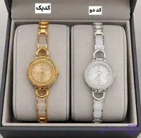 ساعت زنانه بند استیل طرح سرامیکی کد 81610 ارسال رایگان