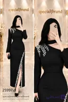 لباس مجلسی مدل میدی مانیسا ارسال رایگان