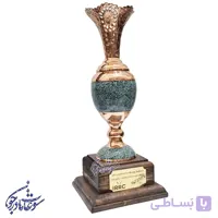 تندیس گلدان فیروزه کوبی