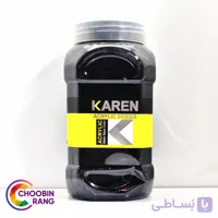 رنگ اکریلیک مشکی کارن 1 لیتری
