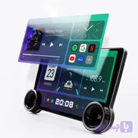مانیتور دایموند 10.1 اینچ 2K با حافظه 64به4 سیم کارت خور 8 هسته ای و برد TS18 و توربو فن با کارپلی و خروجی ساب و سیستم حرفه ای