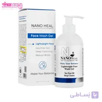 ژل شستشوی صورت انواع پوست نانوهیل حجم 300ml