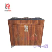 اجاق گاز طرح فر ام دی اف جنرال مدل M5 رویه شیشه پنج شعله (رنگبندی)