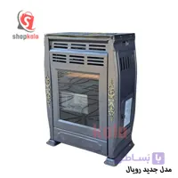 بخاری گازی 8000 جنرال سری پیرا گاز مدل کتیبه ای کوچک دودکش دار