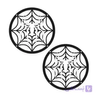 قاب میدرنج خودرو طرح SPIDER کد BW بسته 2 عددی