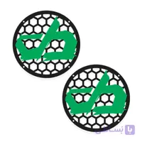 قاب میدرنج خودرو طرح DD AUDIO کد GREEN بسته 2 عددی