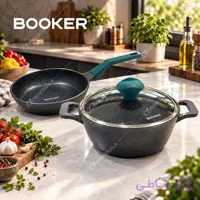 سرویس قابلمه و تابه 3 پارچه بوکر مدل GC-203
