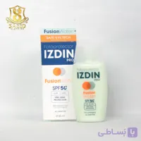 کرم ضد آفتاب ایزدین پرو مدل فیوژن واتر 50م