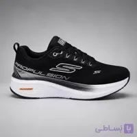 کتونی مردانه اسکچرز مشکی سفید مدل Go Run