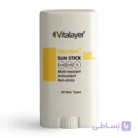 ضدآفتاب استیکی ویتامین سی +SPF 50 ویتالیر 15 میلی‌لیتر Vitalayer