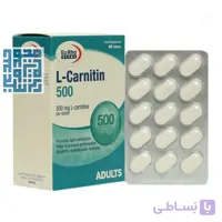 قرص ال کارنیتین 500 میلی گرم یوروویتال 60 عددی
