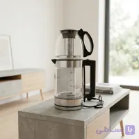 چای‌ساز پیرکس روهمی برقی سیلور کرست Slivers Crest مدل SC-6001