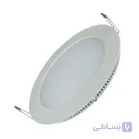 چراغ LED 6 وات سیلورلایت مدل توکار سقفی گرد
