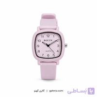 ساعت مچی عقربه ای زنانه/دخترانه بولون (Bolun) طرح مینیمال - بند سیلیکونی