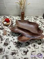 میوه خوری ،اردوخوری ازجنس چوب گردو دست ساز تک نسخه