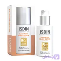 ضد آفتاب رنگی مجیک ریپیر فیوژن واتر ایزدین ترمیم کننده و ضد چروک ISDIN