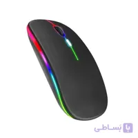 ماوس بی سیم و بلوتوثی شارژی GW-680 چراغ‌دار
