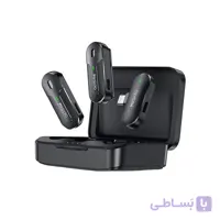 میکروفون یقه‌ای بی‌سیم دوتایی یسیدو مدل KR17 Type-C