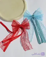 گیره مو توری  دانتل در رنگبندی کد ۱۰۷