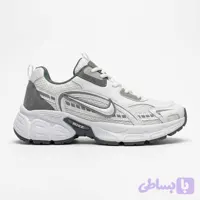 کتونی نایک V5K مردانه سفید طوسی | Nike V5K White Gray ABC | سایزبندی 41 تا 44 - ایران کتونی