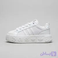 کتونی آدیداس VL Court Bold مردانه سفید کرم | Adidas VL Court Bold White Red کد 2 | سایزبندی 41 تا 44 - ایران کتونی