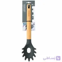 قاشق پاستا سیلیکونی دسته بامبو نیولند 2850