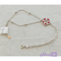 دستبند نقره ظریف مدل روبی ( Ruby)