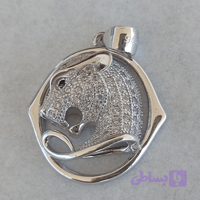 پلاک گردنبند نقره مدل لئوپارد (Leopard)