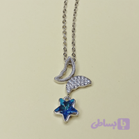 گردنبند نقره مدل «شب مهتابی»