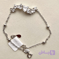 دستبند نقره نگین‌دار مدل آنجل (Angel)