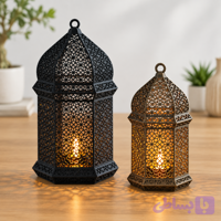 فانوس دکوراتیو هندسی طرح مراکشی (Moroccan Lanterns)