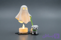 چراغ خواب و فیگور دکوراتیو مدل «روح و سگ خانگی» (Ghost Walking Dog)