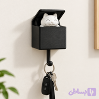 آویز دیواری کلید «گربه » ( Cat Hook)