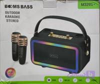 اسپیکر بلوتوثی قابل حمل مدل +Boom Bass M3201