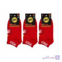 جوراب ساق کوتاه زنانه ای وی ان مدل ساده کد 66688 بسته 3 عددی