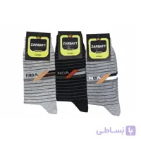 جوراب ساق بلند مردانه اسپرت مدل ساده کد 5188 بسته 3 عددی